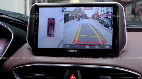 Màn hình DVD Android liền camera 360 xe Hyundai Santafe 2019 - 2020 | Oled Pro X8S 